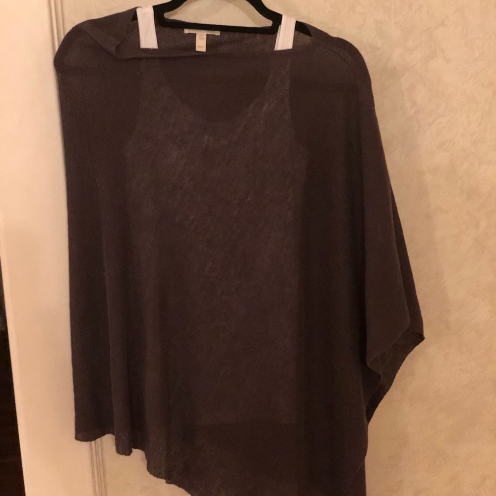 Eileen Fisher Organic Linen poncho